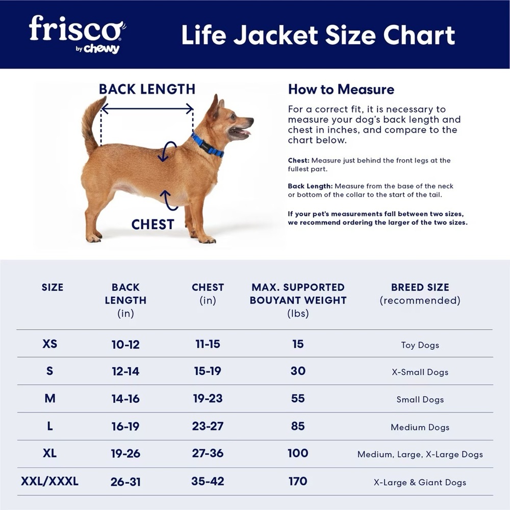 NWT Frisco Dog Life Jacket - Size Medium - Picture 4 of 4